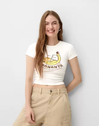 T-shirt Bananya a maniche corte