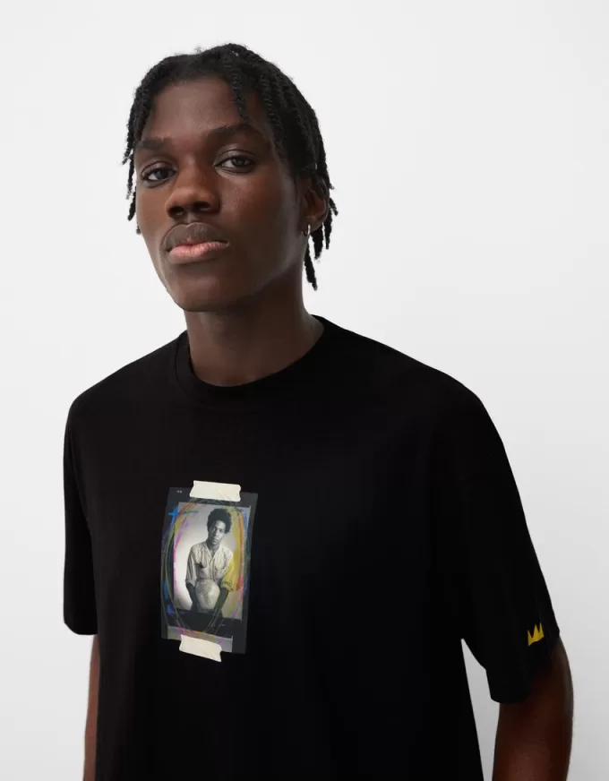 T-shirt Jean-Michel Basquiat a maniche corte