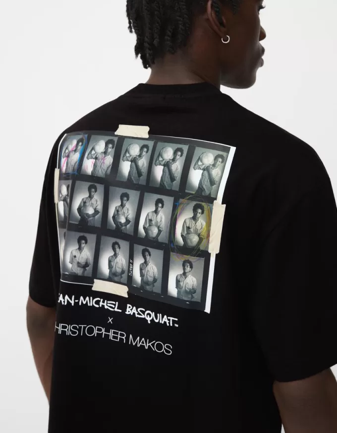T-shirt Jean-Michel Basquiat a maniche corte