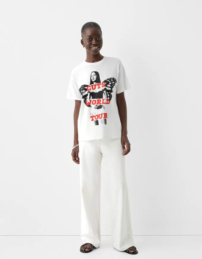 T-shirt Olivia Rodrigo a maniche corte