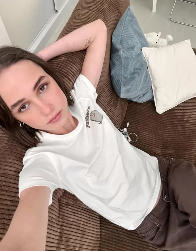 T-shirt Pusheen a maniche corte