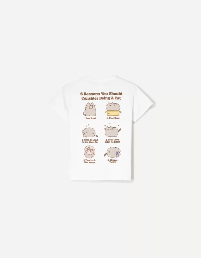 T-shirt Pusheen a maniche corte