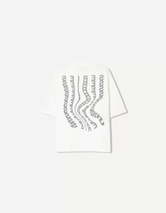 T-shirt a manica corta BERSHKA SERIES con stampa