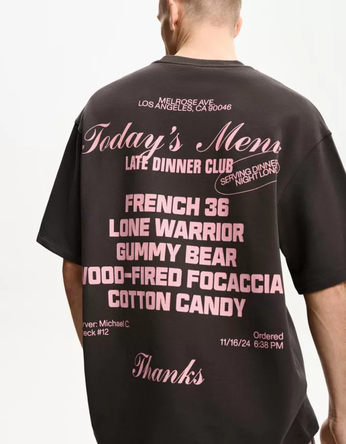 T-shirt a manica corta con ricamo