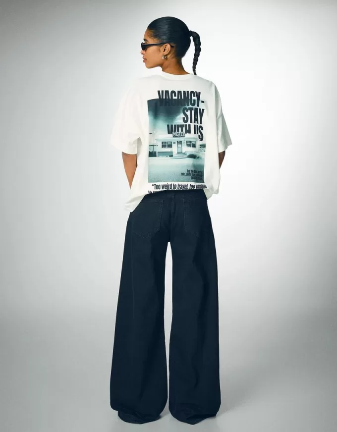 T-shirt a manica corta con stampa