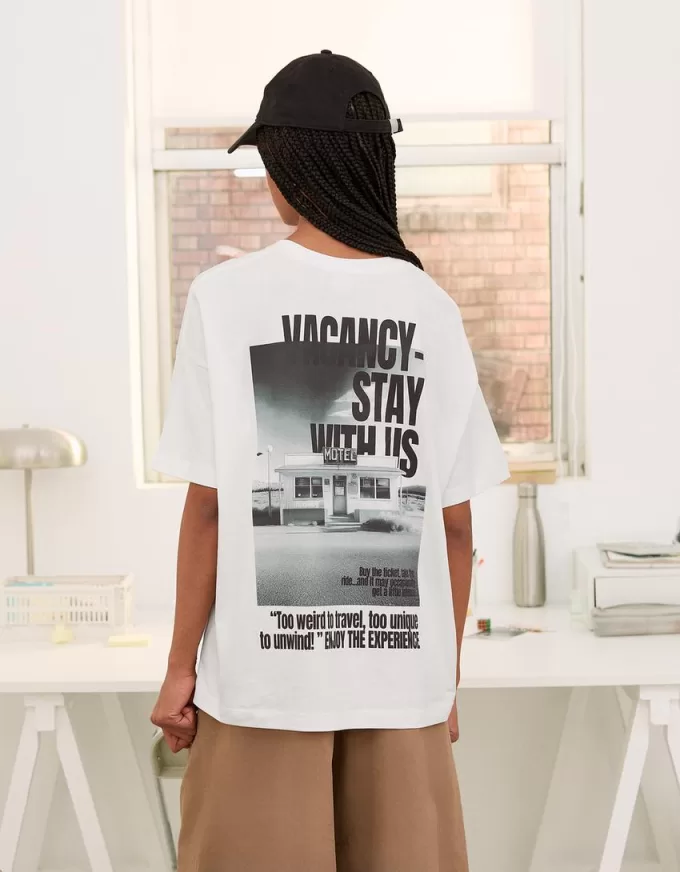 T-shirt a manica corta con stampa