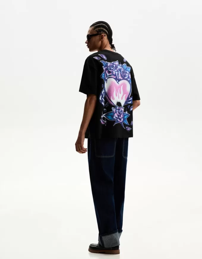 T-shirt a manica corta con stampa