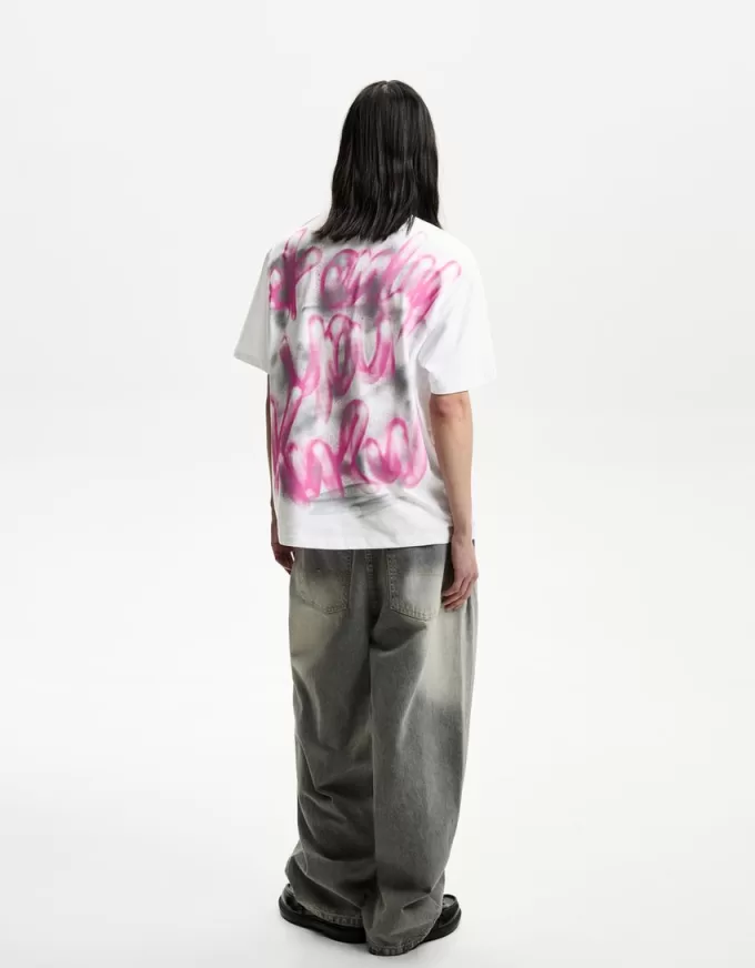 T-shirt a manica corta con stampa