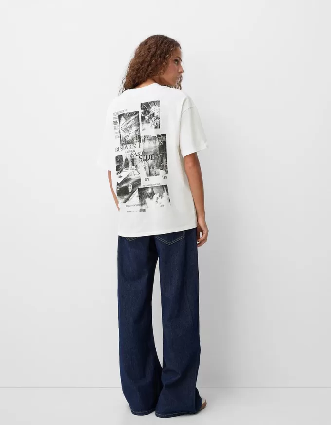 T-shirt a manica corta con stampa