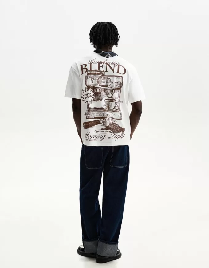 T-shirt a manica corta con stampa