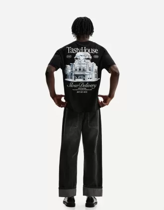 T-shirt a manica corta con stampa