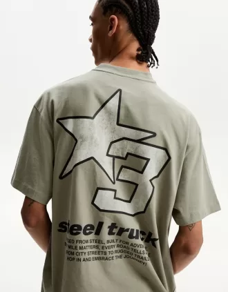 T-shirt a manica corta con stampa