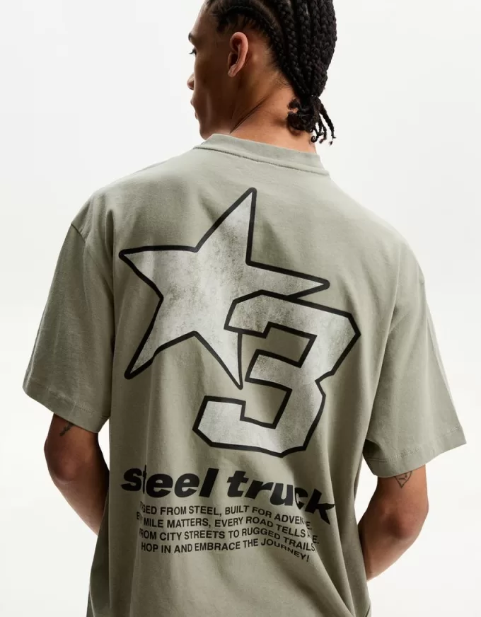 T-shirt a manica corta con stampa