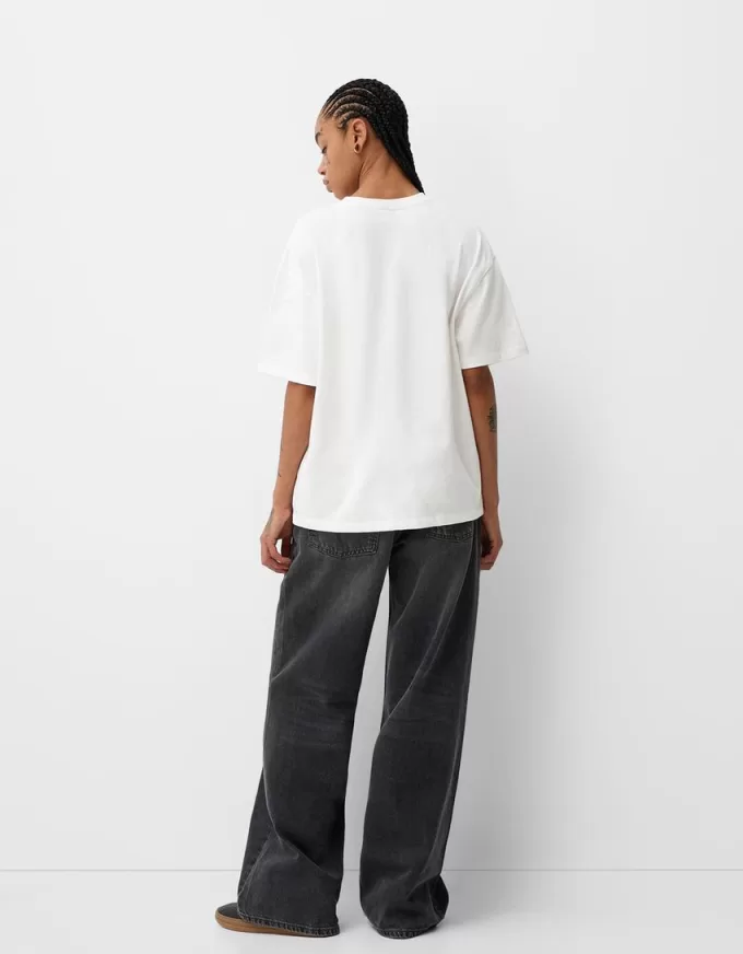 T-shirt a manica corta con stampa