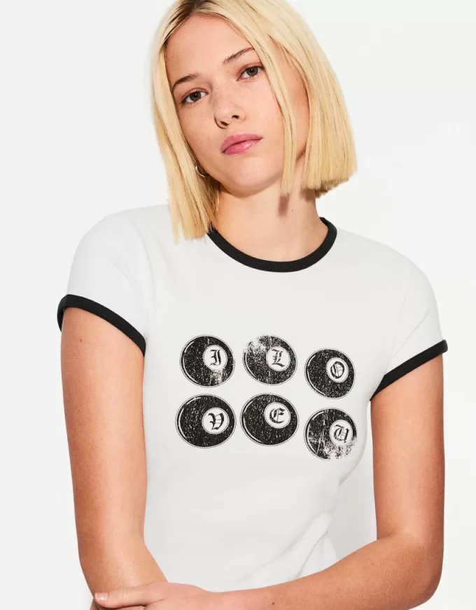 T-shirt a manica corta con stampa