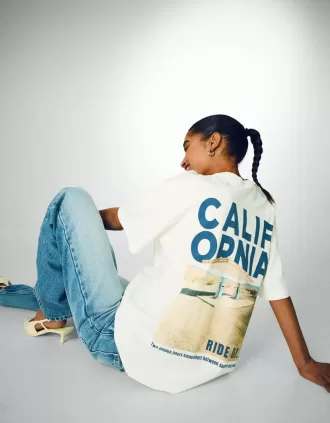 T-shirt a manica corta con stampa