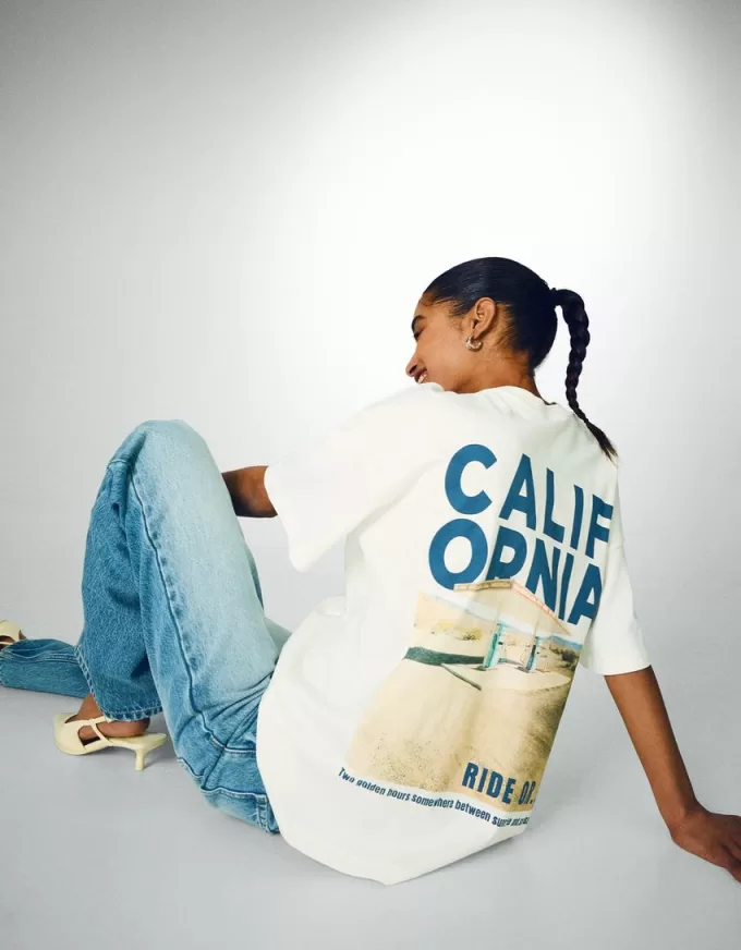 T-shirt a manica corta con stampa