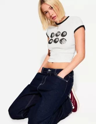 T-shirt a manica corta con stampa