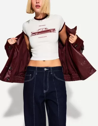 T-shirt a manica corta con stampa