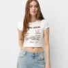 T-shirt a manica corta con stampa