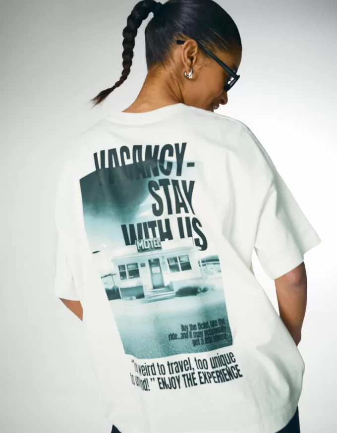 T-shirt a manica corta con stampa