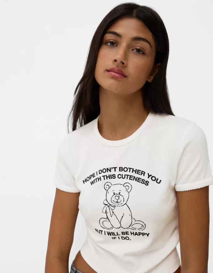 T-shirt a manica corta con stampa