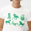 T-shirt a manica corta con stampa