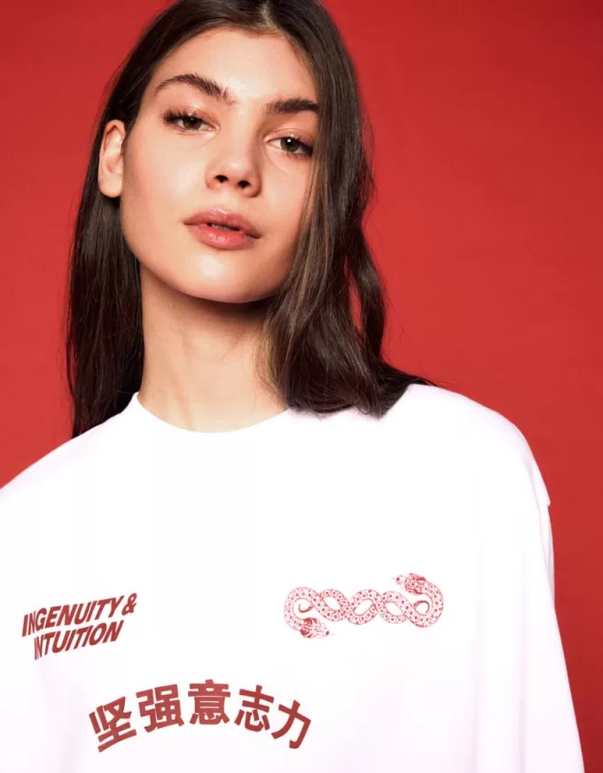 T-shirt a manica corta con stampa