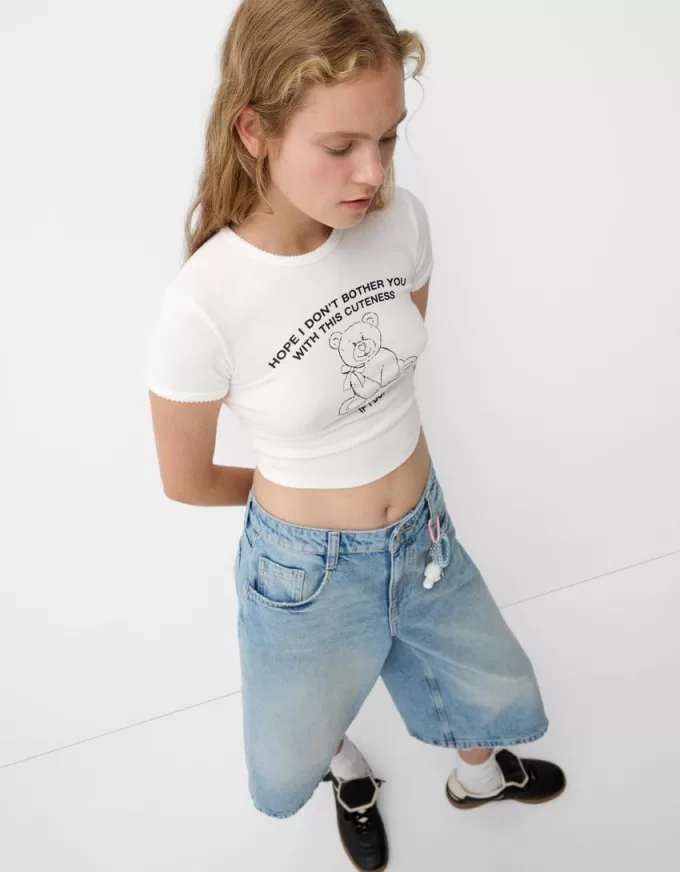 T-shirt a manica corta con stampa