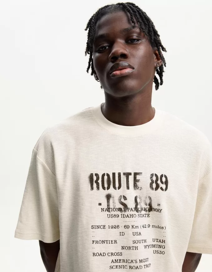 T-shirt a manica corta con stampa