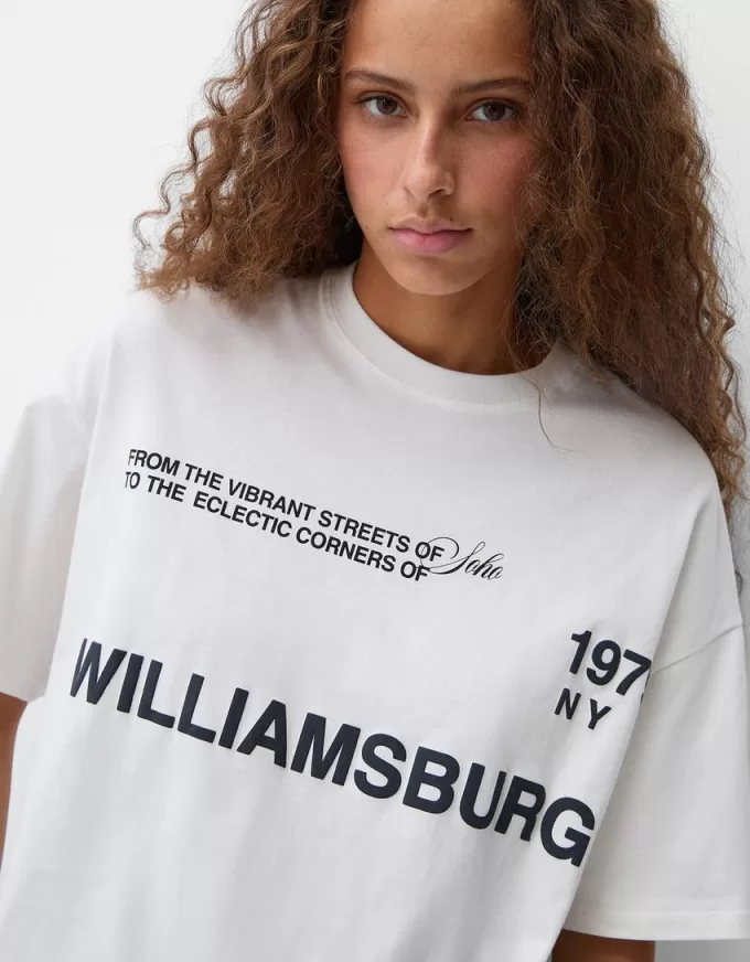 T-shirt a manica corta con stampa