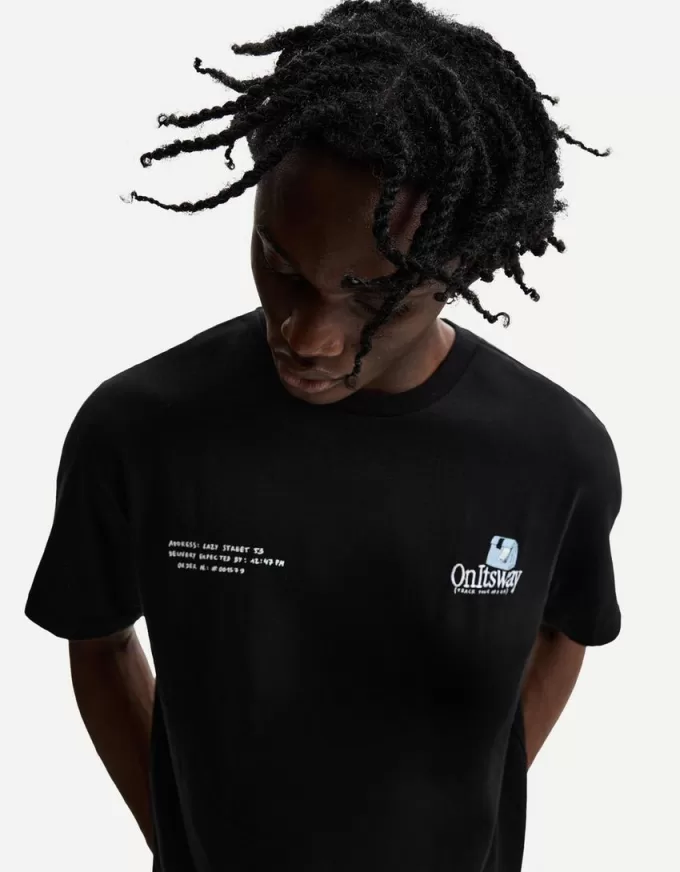 T-shirt a manica corta con stampa