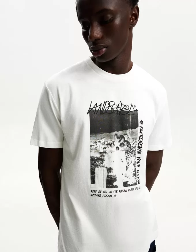 T-shirt a manica corta con stampa T-shirt a manica corta con stampa