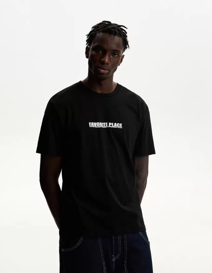 T-shirt a manica corta con stampa