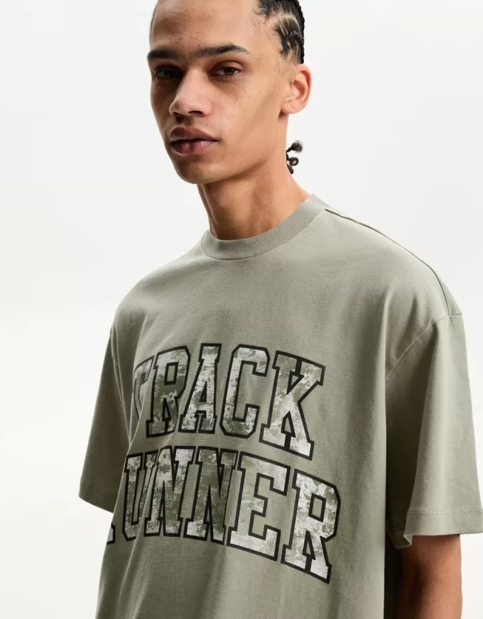 T-shirt a manica corta con stampa