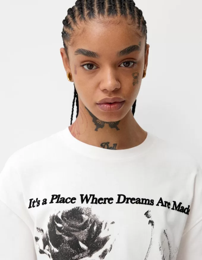 T-shirt a manica corta con stampa