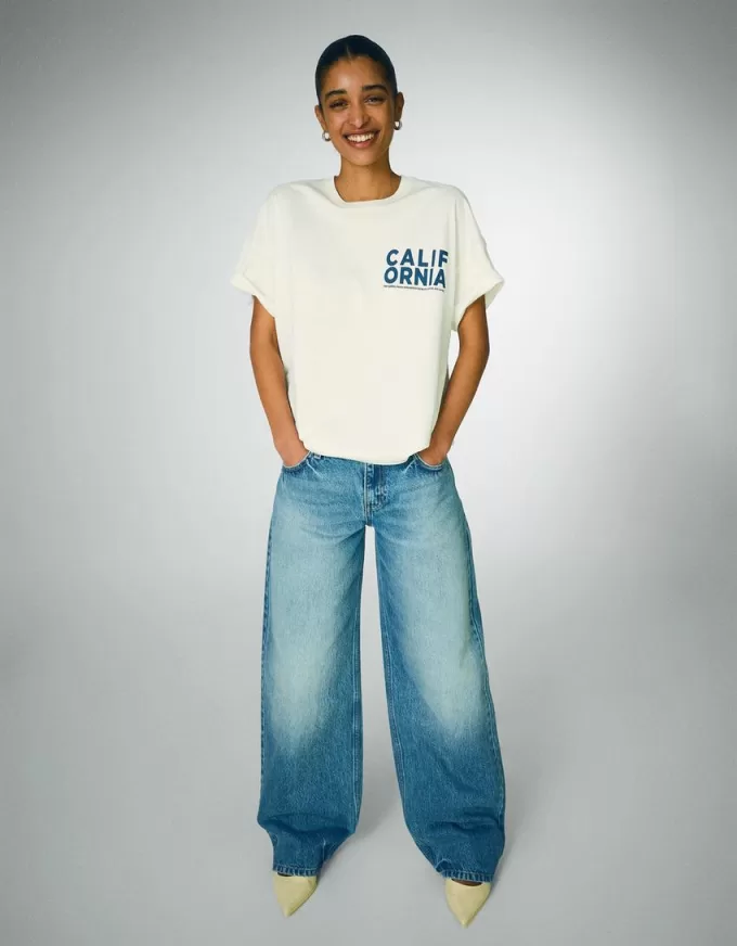 T-shirt a manica corta con stampa