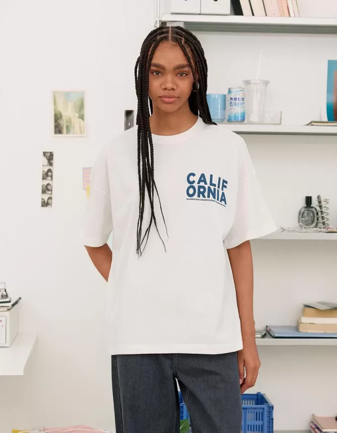 T-shirt a manica corta con stampa