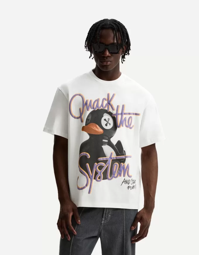 T-shirt a manica corta con stampa