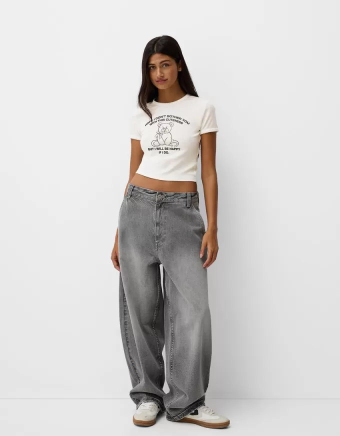 T-shirt a manica corta con stampa