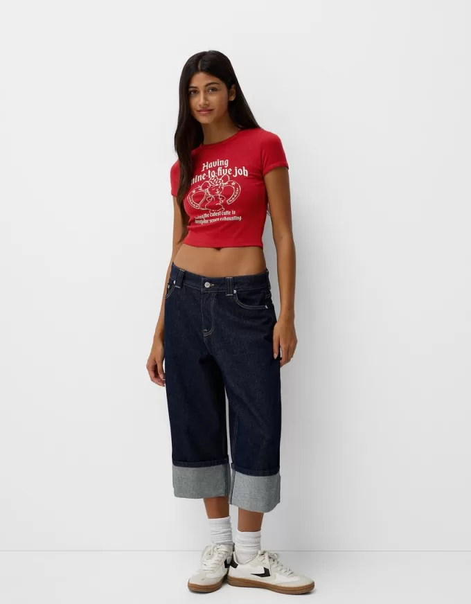 T-shirt a manica corta con stampa