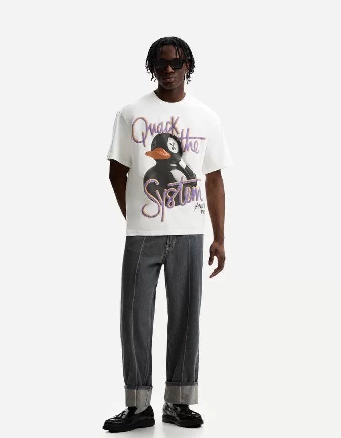 T-shirt a manica corta con stampa