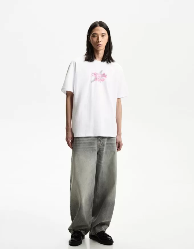 T-shirt a manica corta con stampa