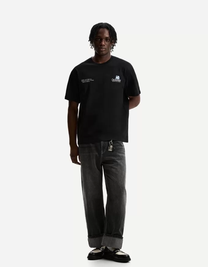 T-shirt a manica corta con stampa