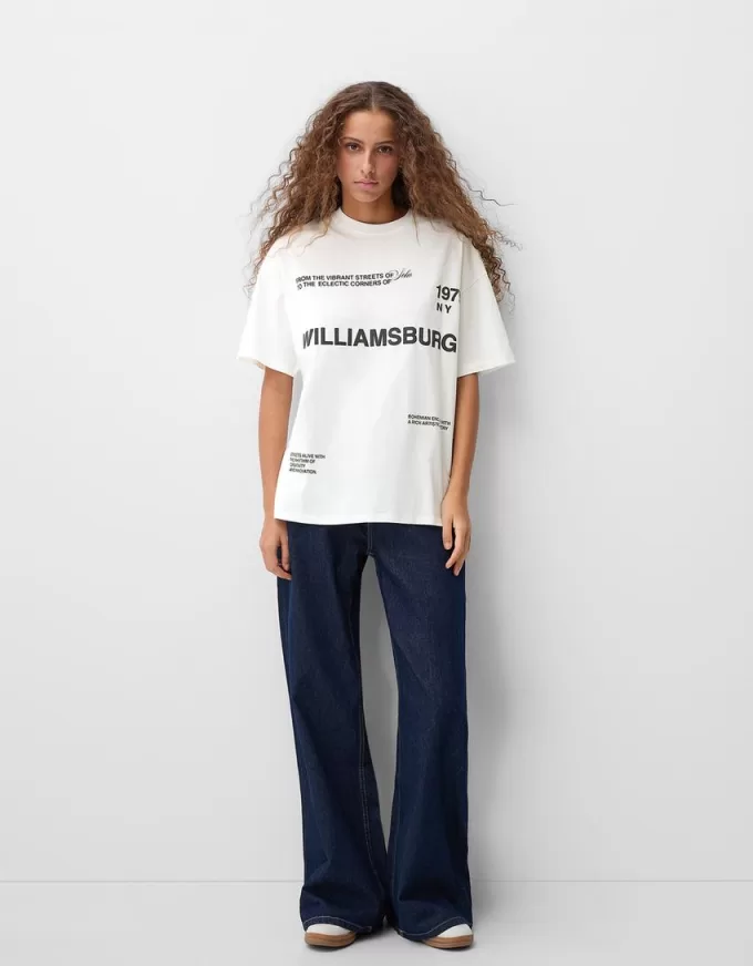 T-shirt a manica corta con stampa