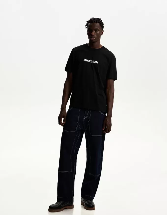 T-shirt a manica corta con stampa