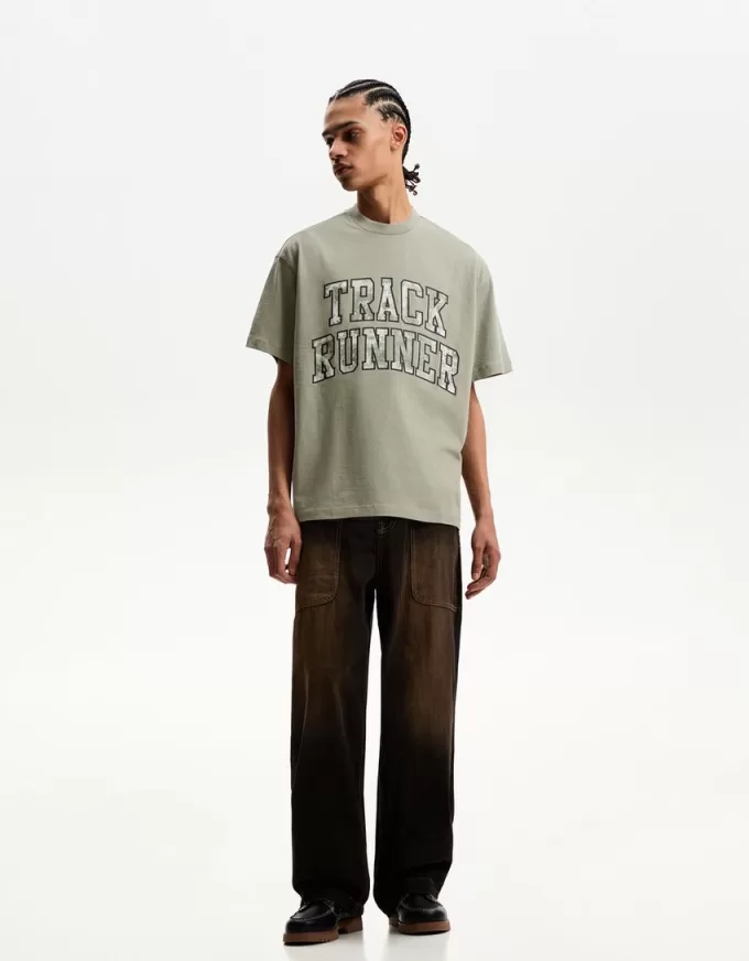 T-shirt a manica corta con stampa