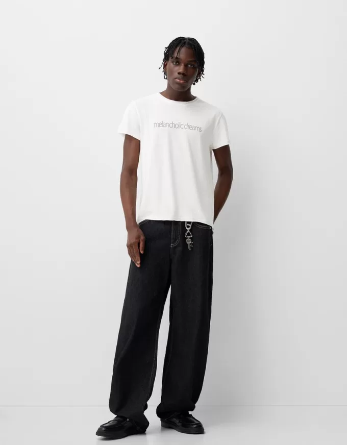 T-shirt a manica corta con stampa