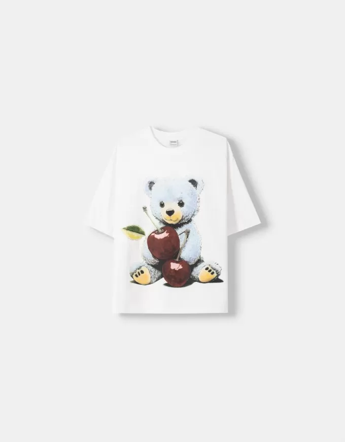 T-shirt a manica corta con stampa