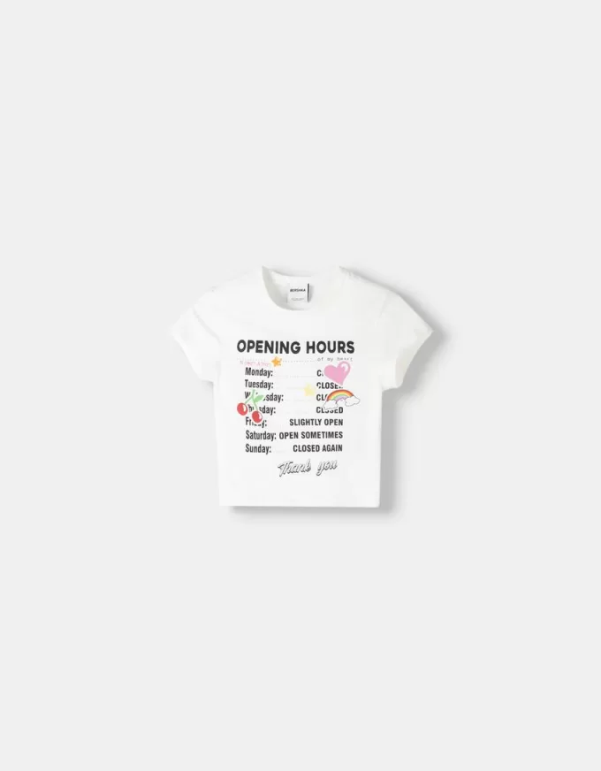 T-shirt a manica corta con stampa